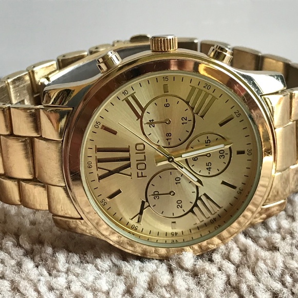 Relic Other - Folio By Relic Men Watch Gold XL Chrono Look